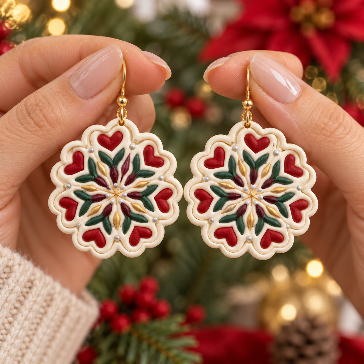 Snowflake 7 Polymer Clay Cutter | Winter Earring Tool