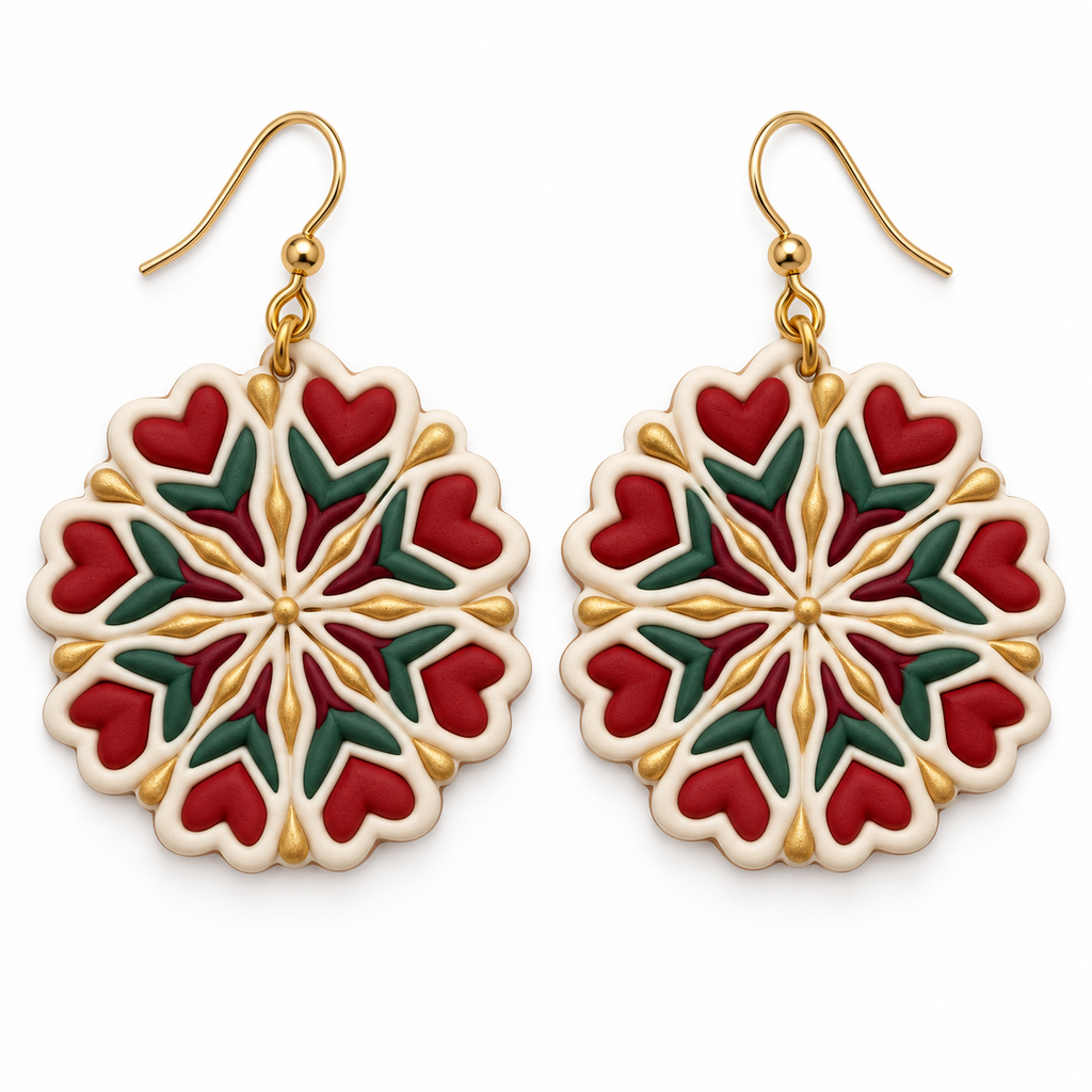 Snowflake 7 Polymer Clay Cutter | Winter Earring Tool