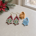 Snowflake Earring 2 Polymer Clay Cutter | Winter Earring Tool