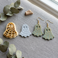 Spiderweb Ghost Polymer Clay Cutter | Cute Halloween Earring Tool
