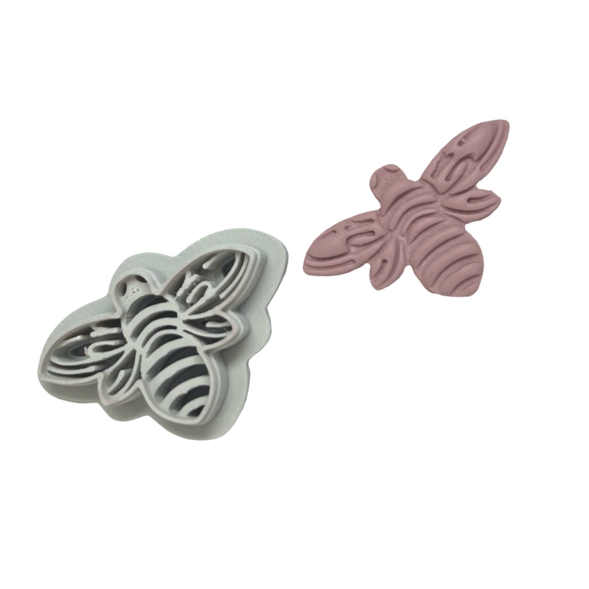 Spring Bee Polymer Clay Cutter for Earrings