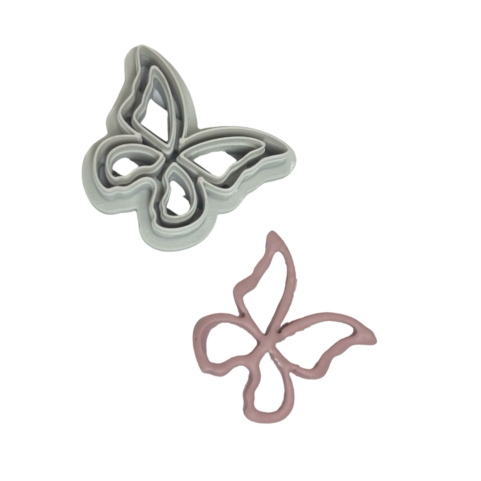 Spring Cutout Butterfly Polymer Clay Cutter for Earrings