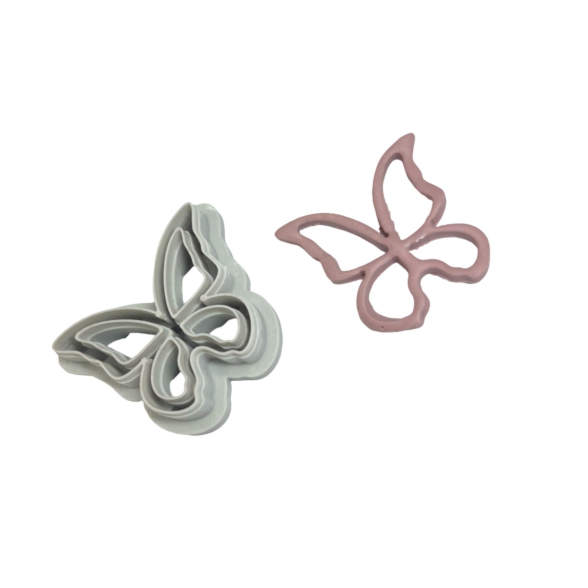 Spring Cutout Butterfly Polymer Clay Cutter for Earrings