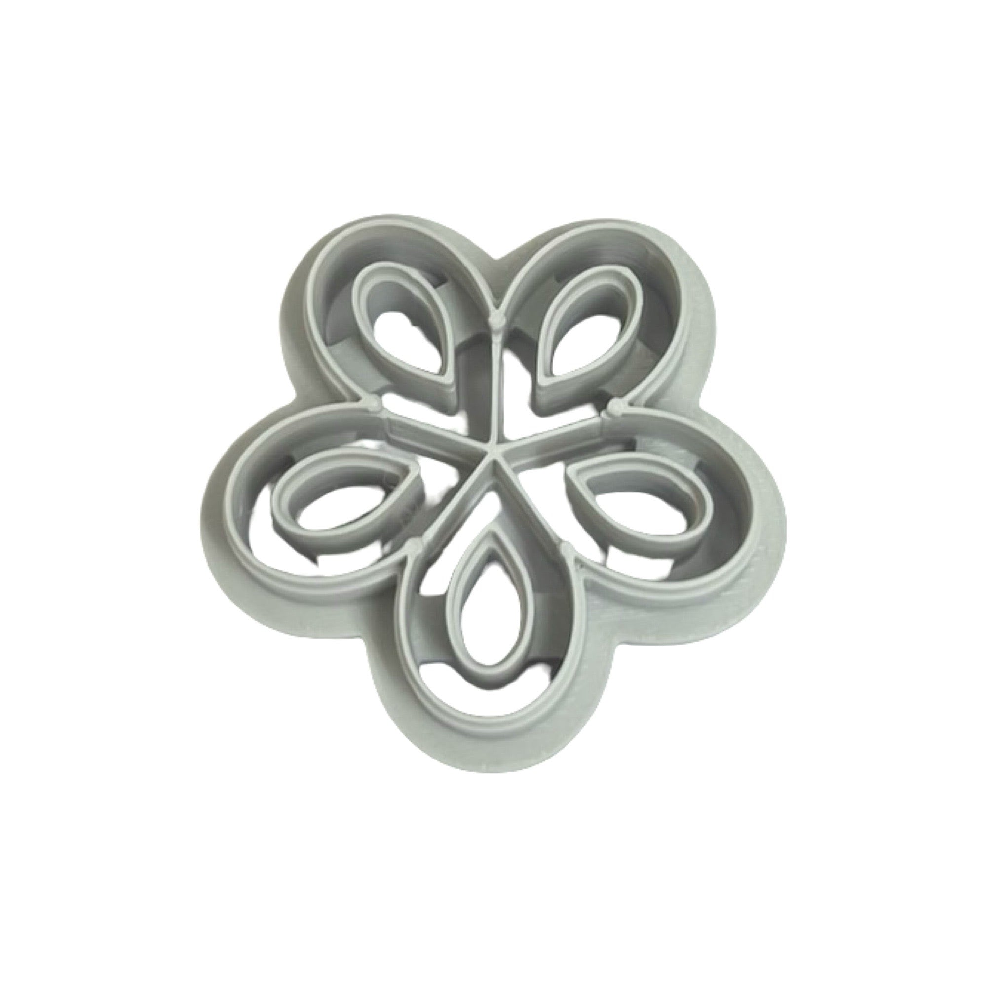 Spring Daisies Outline Polymer Clay Cutter for Floral Earrings