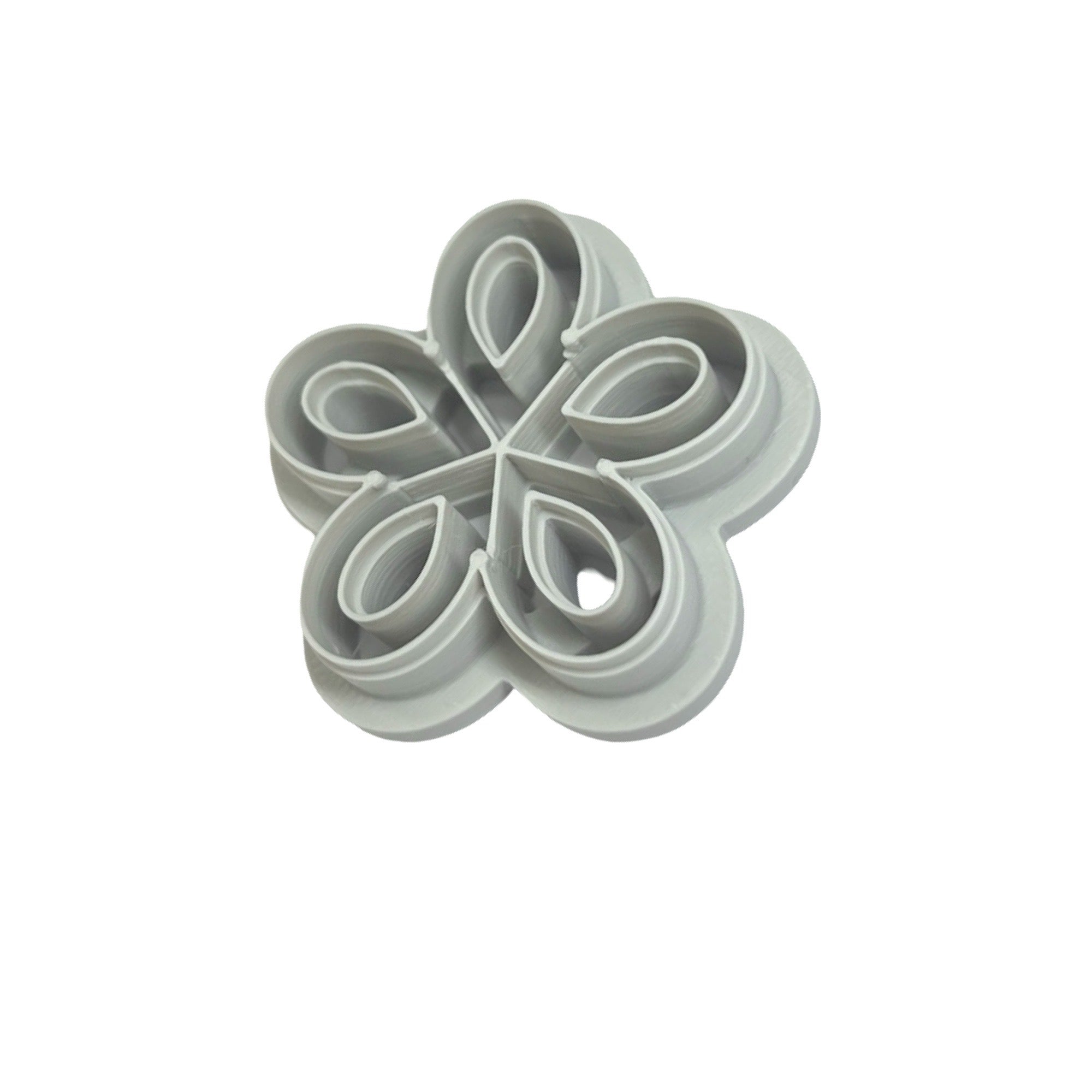 Spring Daisies Outline Polymer Clay Cutter for Floral Earrings