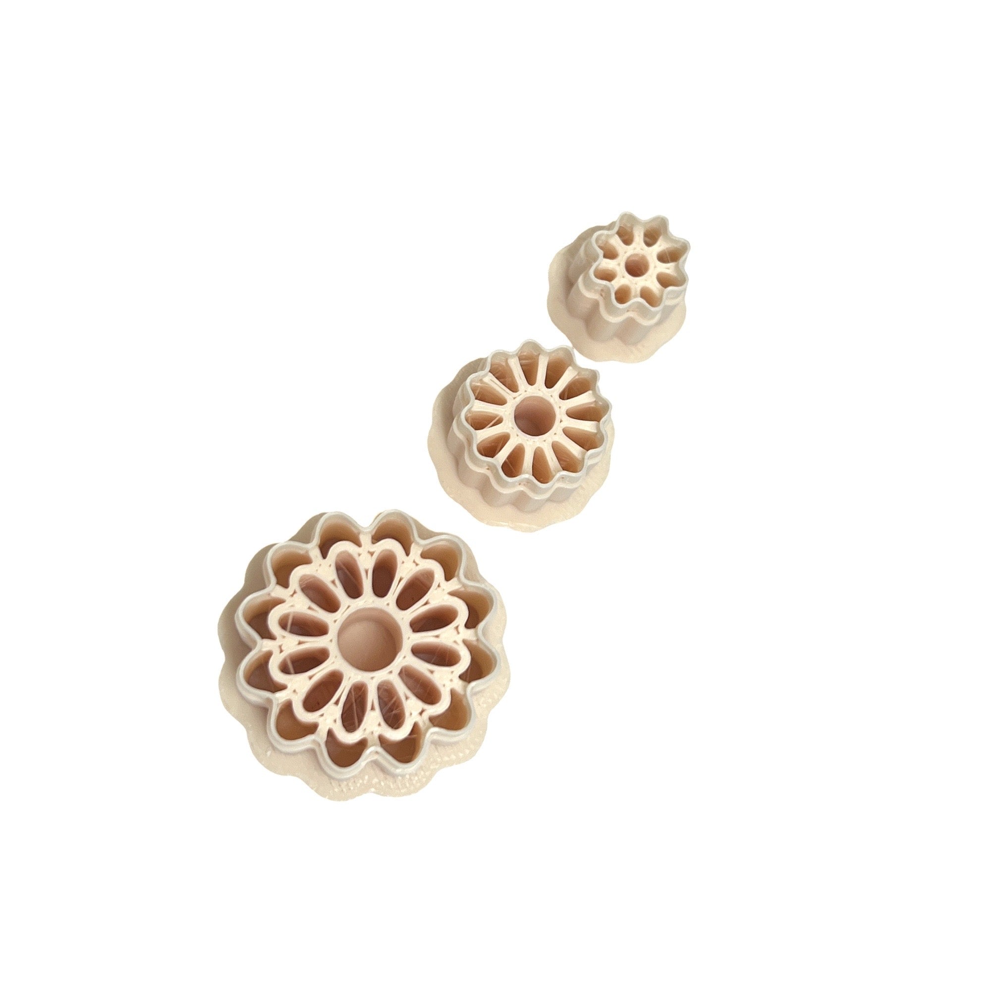 Spring Flower 1 Set Polymer Clay Cutters for Earrings