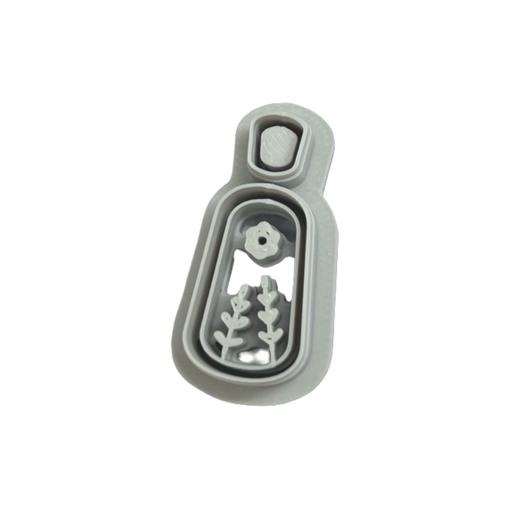 Spring Flower and Leaf Polymer Clay Cutter for Earrings