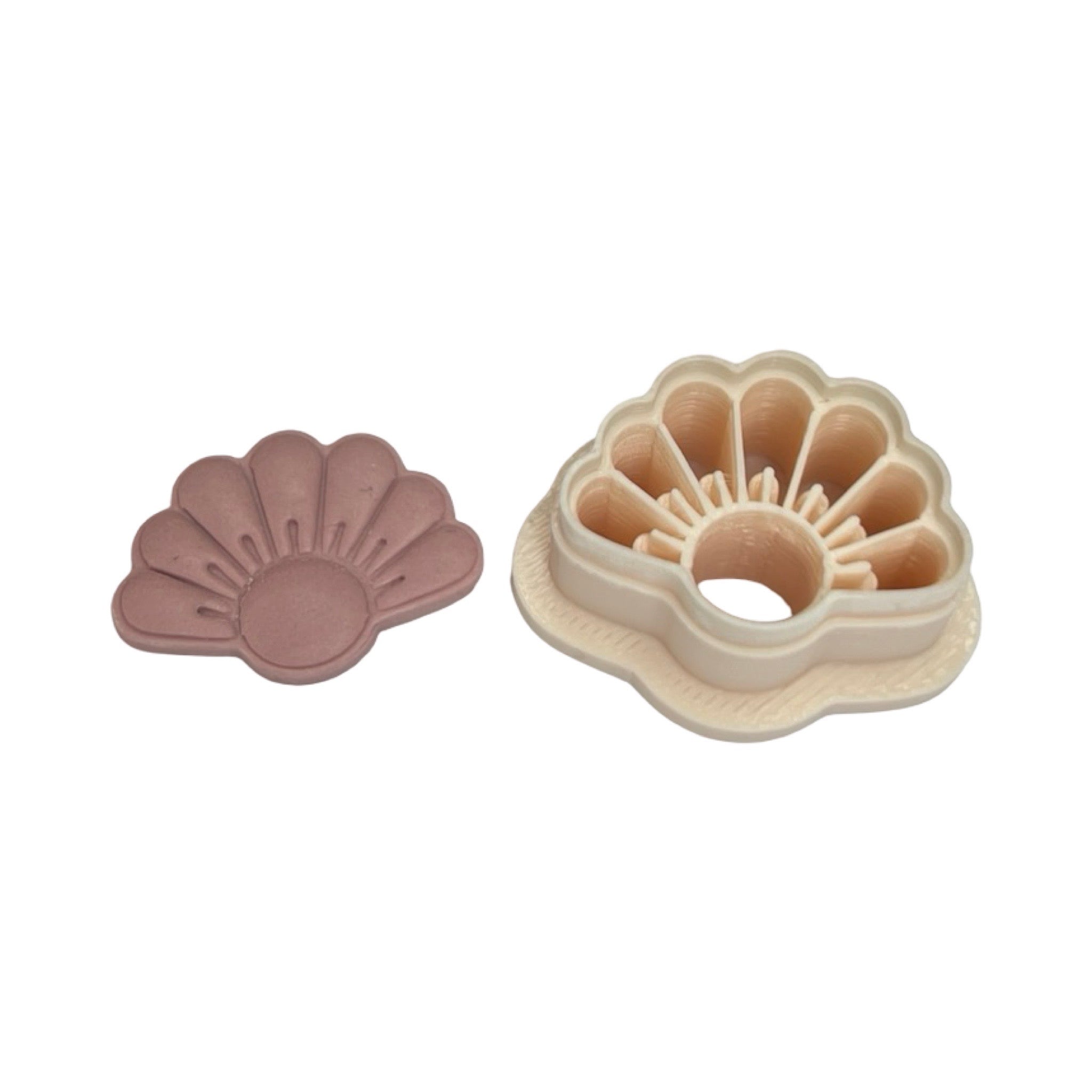 Spring Half Flower Polymer Clay Cutter
