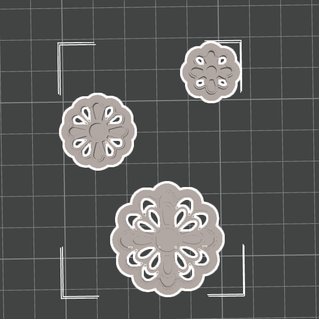 Spring Flower Polymer Clay Cutter STL File