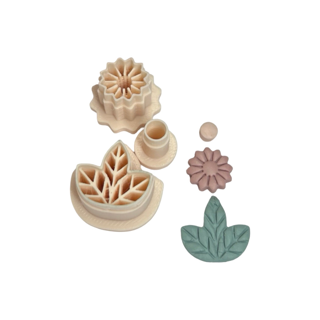 Sunny Leaf Polymer Clay Cutter Set
