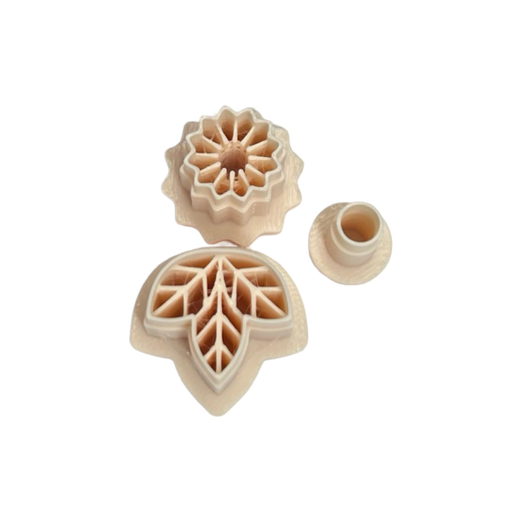 Sunny Leaf Polymer Clay Cutter Set