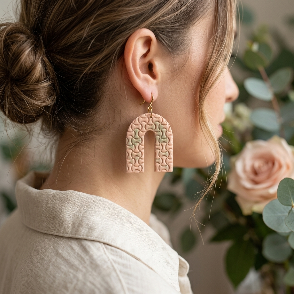 Retro Orbit Texture Roller | Polymer Clay Pattern Tool