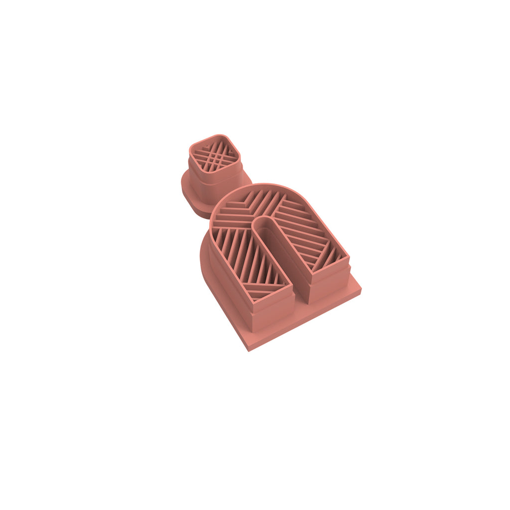Herringbone Arch Polymer Clay Cutter Set for Modern Earrings