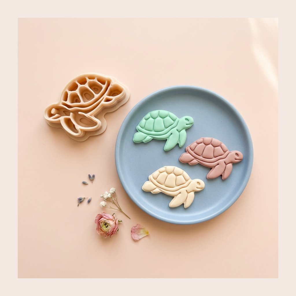 Turtle 9 Polymer Clay Cutter 30-50mm | Ocean Jewellery Making | IrisCrafts7