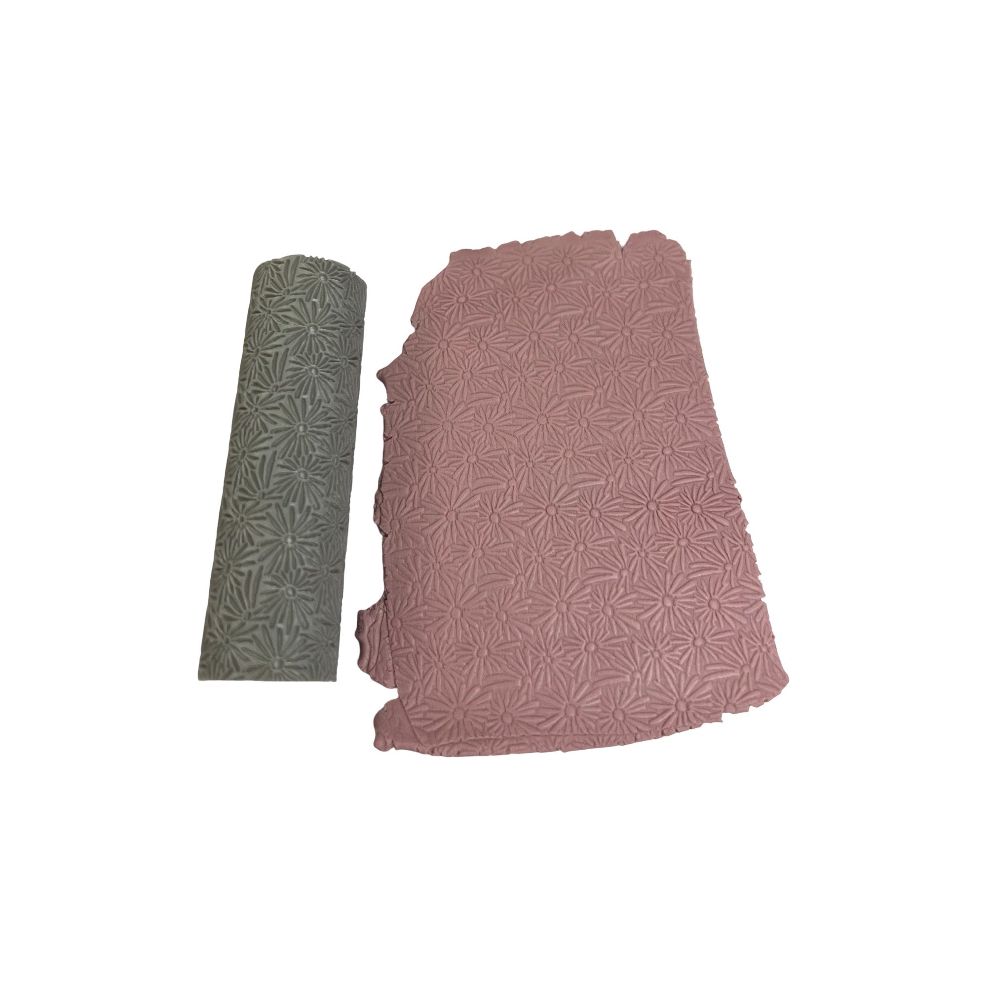 Wildflower Field Texture Roller for Polymer Clay