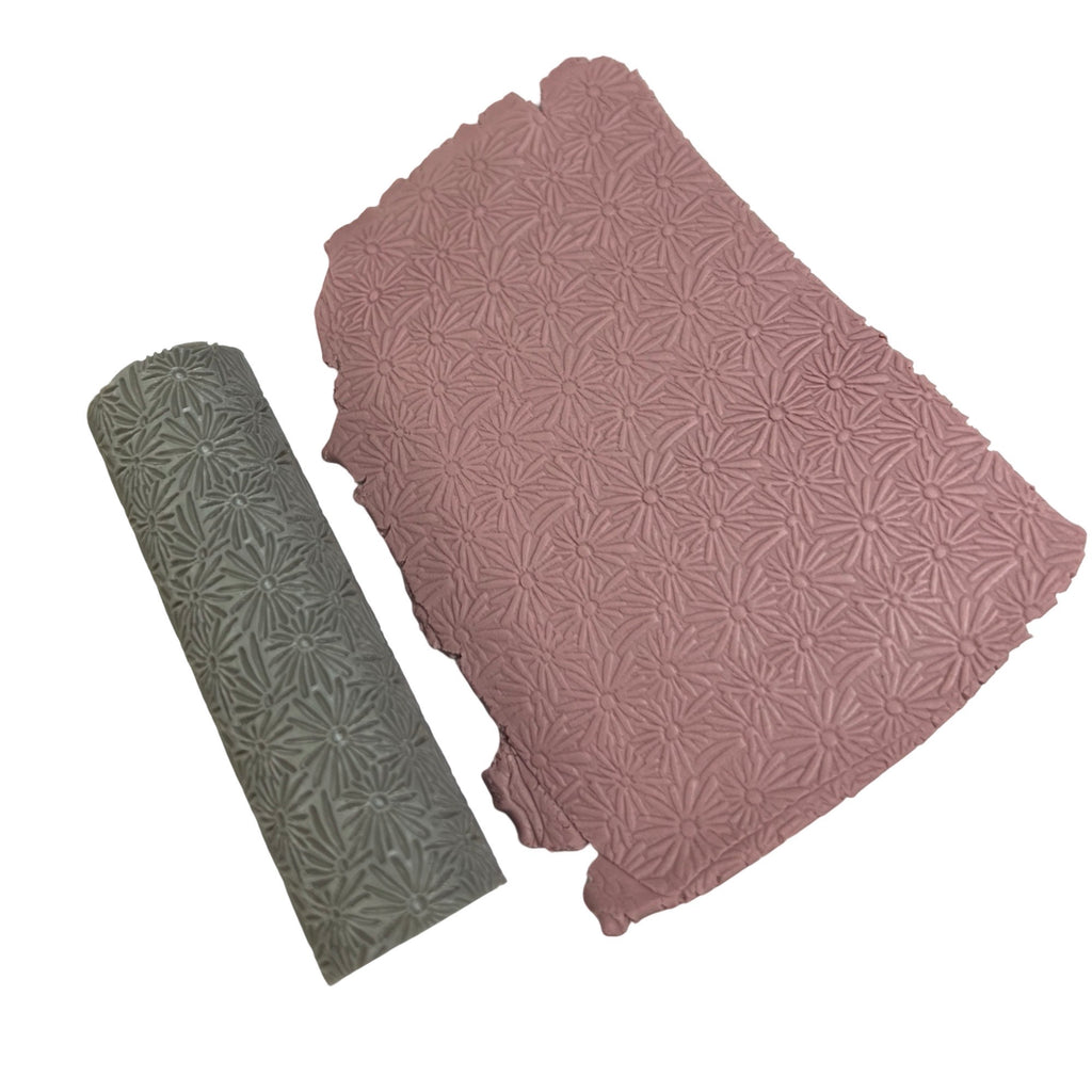 Wildflower Field Texture Roller for Polymer Clay