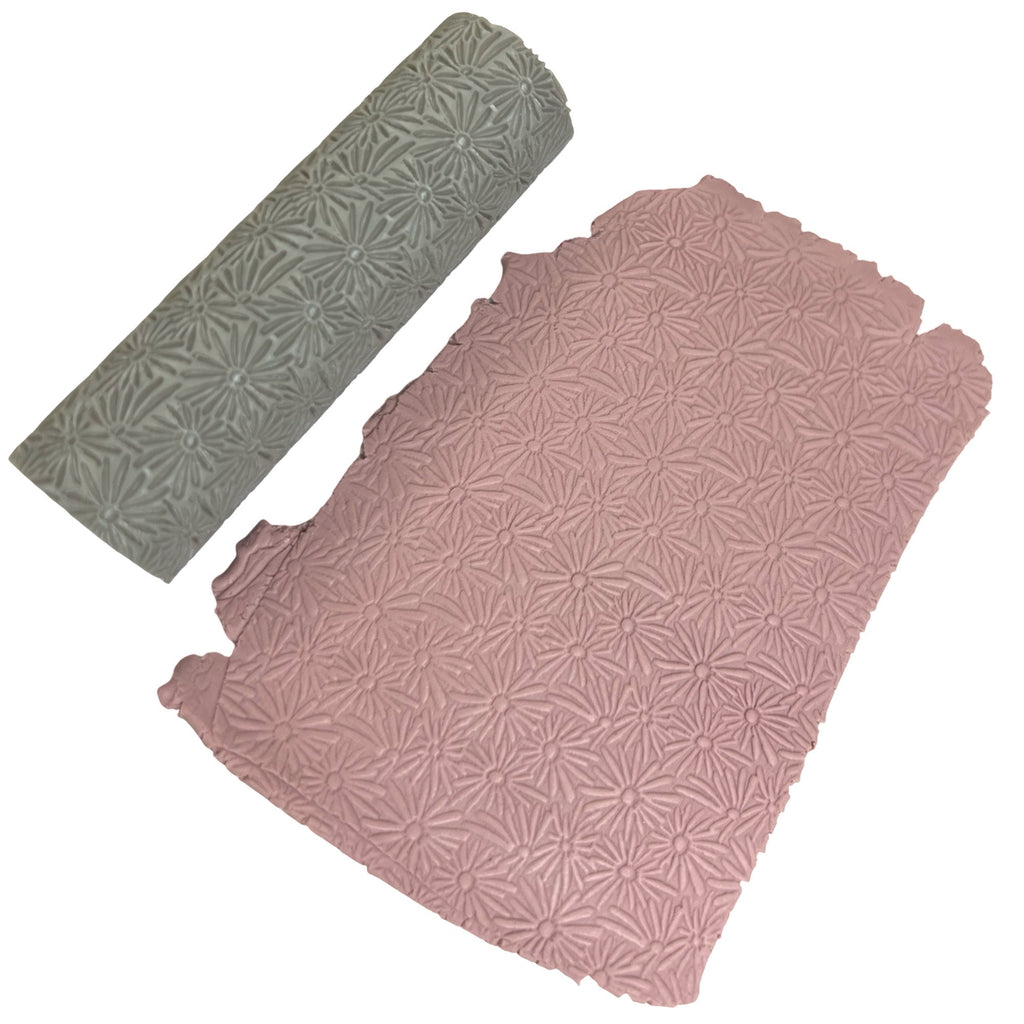 Wildflower Field Texture Roller for Polymer Clay