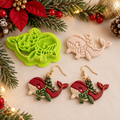Winter Whale Polymer Clay Cutter | Cute Winter Earring Tool