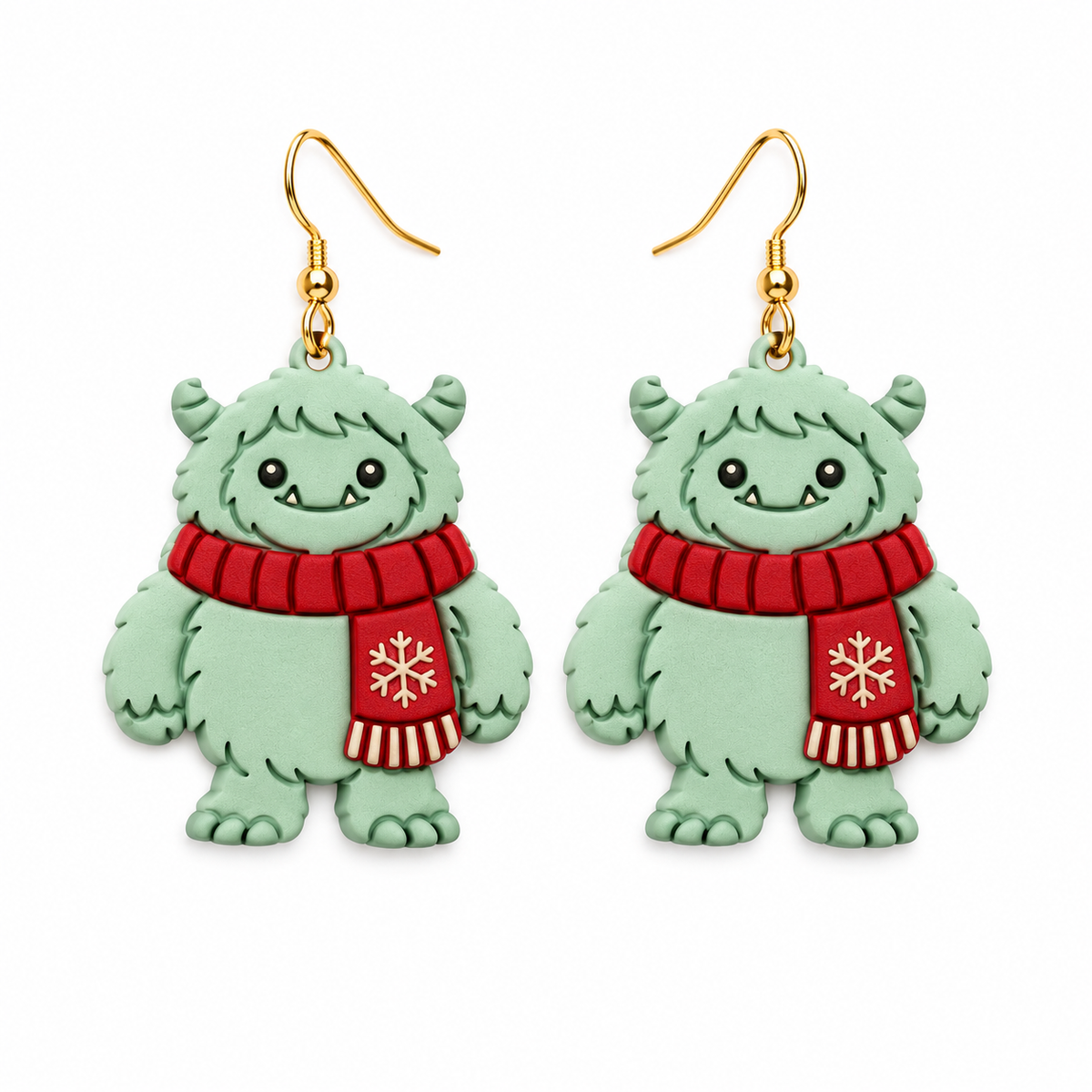 Winter Yeti Polymer Clay Cutter | Cute Winter Earring Tool