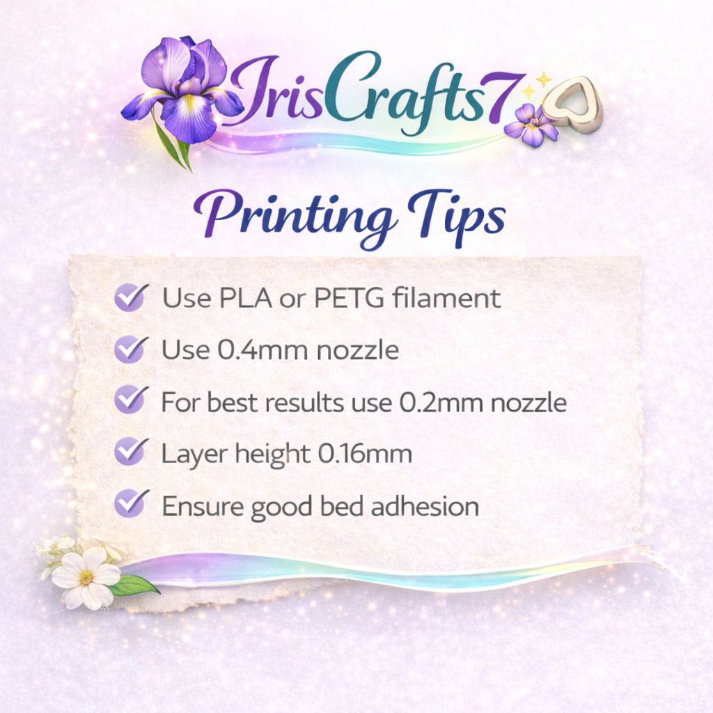 Daisy Polymer Clay Cutter Set STL File – Flower Cutter for 3D Printing